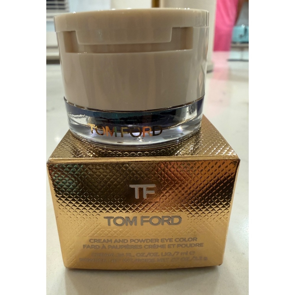 Tom Ford Cream And Powder Eye Color 10 AZURE SUN 0.24 oz  NEW